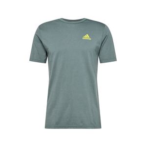 ADIDAS PERFORMANCE Funkčné tričko  pastelovo modrá / žltá