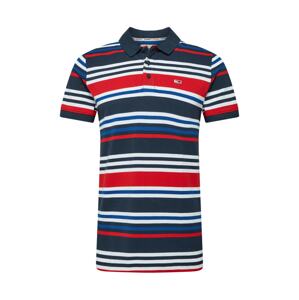 Tommy Jeans Tričko  námornícka modrá / červená / biela / modrá