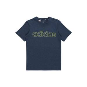 ADIDAS PERFORMANCE Funkčné tričko  námornícka modrá / žltá