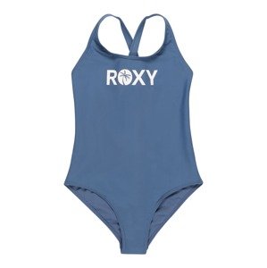 ROXY Jednodielne plavky 'PERFECT SURF TIME'  modrosivá / biela