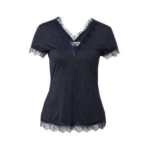 rosemunde T-Shirt  námornícka modrá / čierna