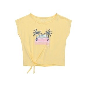 ROXY Shirt 'PURA PLAYA B'  žltá / námornícka modrá / ružová / biela / tyrkysová