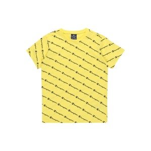 Champion Authentic Athletic Apparel T-Shirt  žltá / čierna