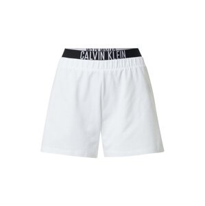 Calvin Klein Swimwear Nohavice  biela / čierna
