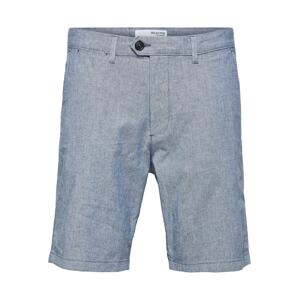 SELECTED HOMME Chino nohavice 'Miles'  modrá melírovaná