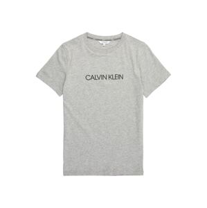 Calvin Klein Underwear Tričko  sivá melírovaná / čierna