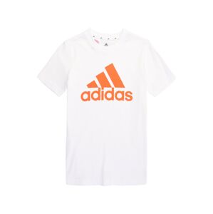 ADIDAS PERFORMANCE Funkčné tričko  biela / neónovo oranžová