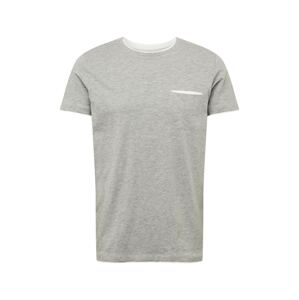 ESPRIT T-Shirt  sivá melírovaná / biela