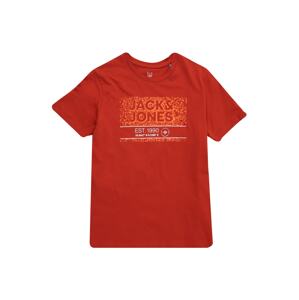Jack & Jones Junior Tričko  červená / oranžová / biela