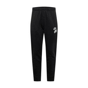 Nike Sportswear Nohavice  čierna / biela / eozín / svetlozelená
