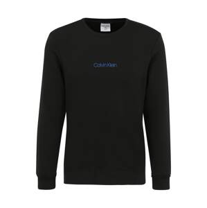 Calvin Klein Underwear Mikina  čierna / nebesky modrá