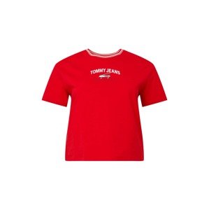 Tommy Jeans Curve Shirt  červená / biela / námornícka modrá