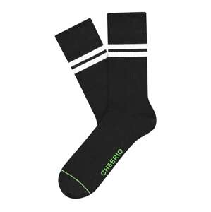 CHEERIO* Ponožky 'TENNIS TYPE'  čierna / biela
