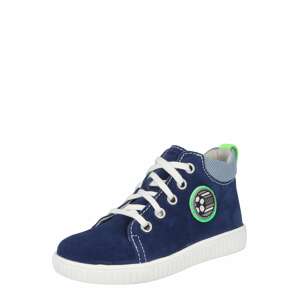 RICHTER Sneaker  svetlomodrá / čierna / biela / námornícka modrá / neónovo zelená