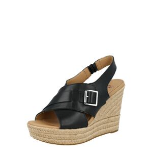 UGG Remienkové sandále 'CLAUDEENE'  čierna