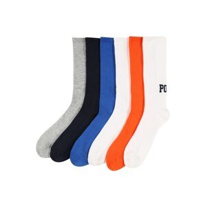 Polo Ralph Lauren Ponožky  modrá / tmavomodrá / sivá / tmavooranžová / biela