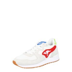 KangaROOS Sneaker 'Aussie Velcro'  biela / červená / svetlozelená / modrá