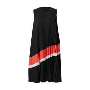 ARMANI EXCHANGE Kleid  čierna / svetločervená / biela