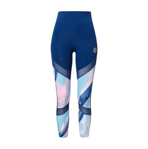 BIDI BADU Športové nohavice 'Baina'  modrá / svetlomodrá / biela / ružová