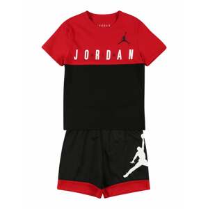 Jordan Tréningový komplet  čierna / biela / červená