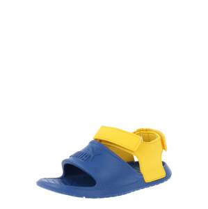 PUMA Plážové / kúpacie topánky 'Divecat'  žltá / námornícka modrá