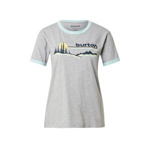 BURTON Funkčné tričko 'CARLOW'  sivá melírovaná / svetlomodrá / modrá / svetložltá