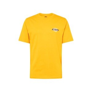 DICKIES Tričko 'RUSTON'  žltá / biela / námornícka modrá