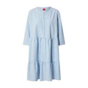 HUGO Košeľové šaty 'Klevia'  modrá / biela