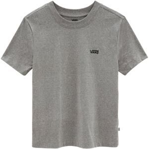VANS Shirt 'Junior V Boxy'  sivá melírovaná / čierna