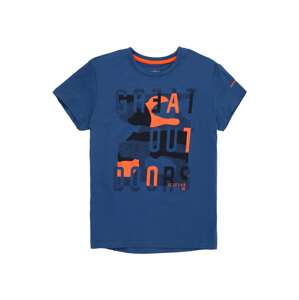 ICEPEAK Funkčné tričko 'KERENS'  námornícka modrá / oranžová / čierna