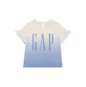 GAP T-Shirt  biela / dymovo modrá