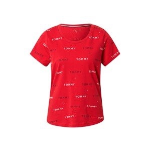 Tommy Hilfiger Underwear Tričká na spanie  červená / biela / čierna