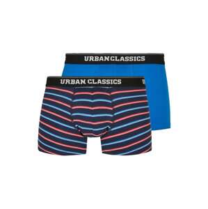 Urban Classics Big & Tall Boxershorts  modrá / červená / biela