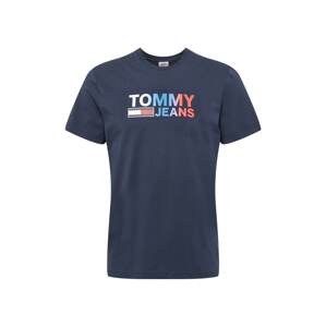 Tommy Jeans Tričko  námornícka modrá / biela / svetlomodrá / červená