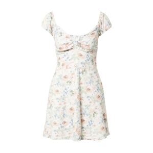 Abercrombie & Fitch Letné šaty  svetlomodrá / olivová / ružová / biela