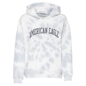 American Eagle Mikina  svetlosivá / biela / grafitová