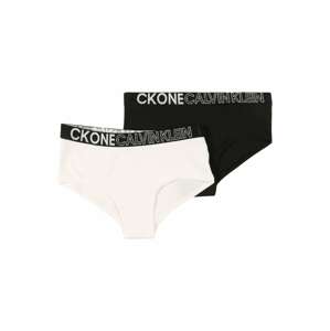 Calvin Klein Underwear Nohavičky '2PK SHORTY'  biela / čierna