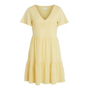 VILA Letné šaty 'Natalie'  svetložltá