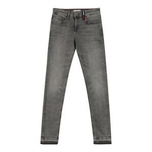 TOMMY HILFIGER Jeans 'NORA'  biela / červená / námornícka modrá / sivý denim