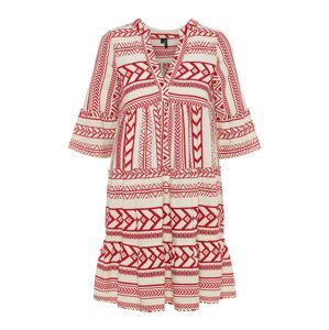 Vero Moda Petite Košeľové šaty 'Dicthe'  biela / svetločervená