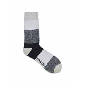 JACK & JONES Ponožky  sivá melírovaná / čierna melírovaná / biela melírovaná