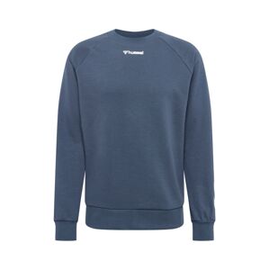 Hummel Sportsweatshirt  modrosivá / biela