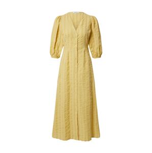 EDITED Košeľové šaty 'Elena'  žltá