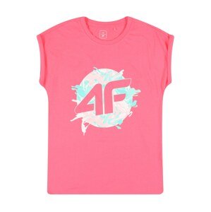 4F Funkčné tričko  koralová / svetlomodrá / ružová / biela