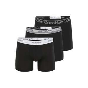 Calvin Klein Underwear Krojové nohavice  čierna / biela / sivá