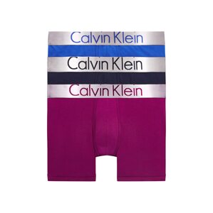 Calvin Klein Underwear Boxerky  námornícka modrá / kráľovská modrá / purpurová