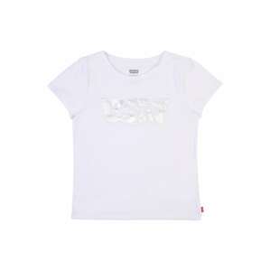 LEVI'S T-Shirt  biela / strieborná