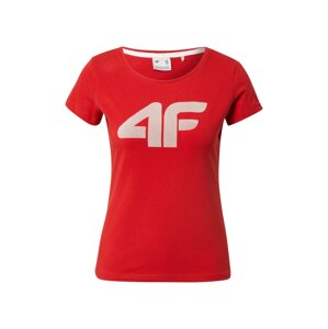 4F Funkčné tričko  červená / biela
