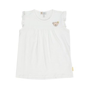 Steiff Collection Top 'T-Shirt'  biela / kapučíno / žltá