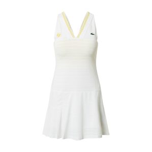 Lacoste Sport Športové šaty  biela / žltá / svetložltá